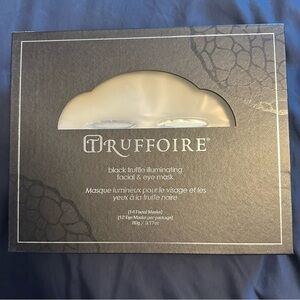 Truffoire black truffle illuminating face and eye mask kit. New!